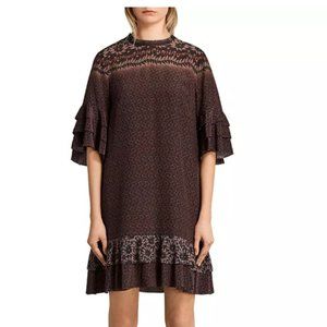 NWT ALL SAINTS Rayen Anokhi Silk Dress